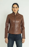 Jasmine-Moto l Noir - Cuir Dimitri